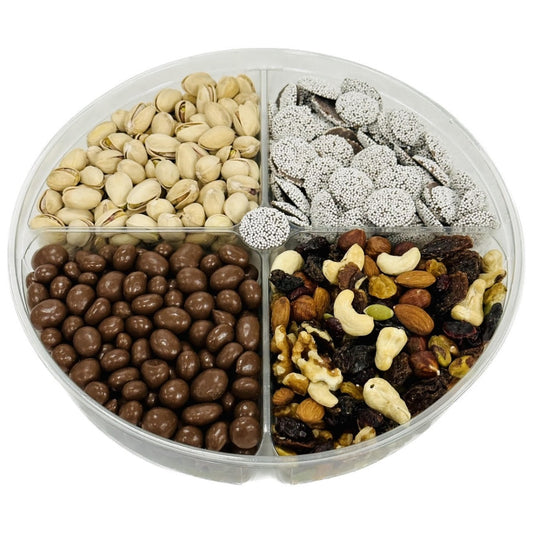 2.5 LB ASSORTED NUT & CANDY PLATTER