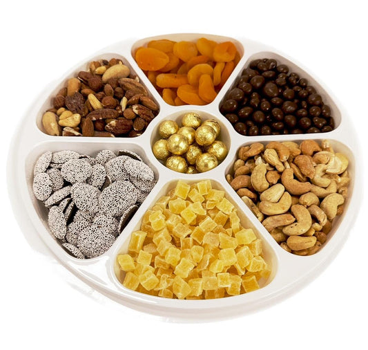 3.5 LB ASSORTED NUT & CANDY PLATTER