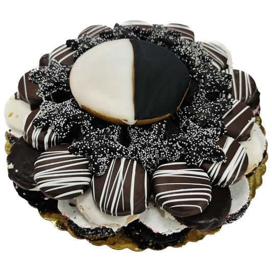 BLACK & WHITE COOKIE PLATTER - FREE SHIPPING