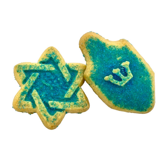 DREIDEL/STAR OF DAVID SUGAR COOKIE 5LB