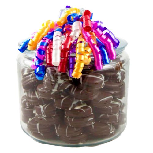 CHOCOLATE DIPPED SANDWICH COOKIE – EXTRA LARGE GIFT JAR