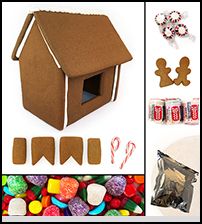TRADITIONAL GINGERBREAD HOUSE KIT