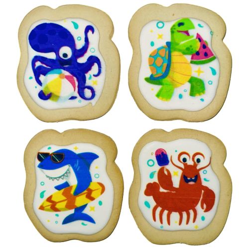 UNDER THE SEA COOKIES - 24 COUNT